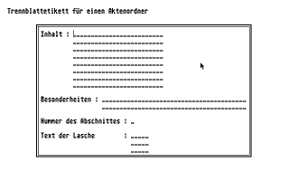 Label Expert atari screenshot